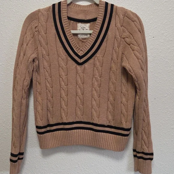 Hope & Henry 100 Percent Cotton Long Sleeve V Neck Sweater Size M - Picture 5 of 10
